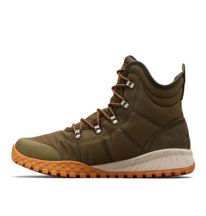 Olive Columbia Fairbanks Omni Heat Men's Boots | 53708TALJ