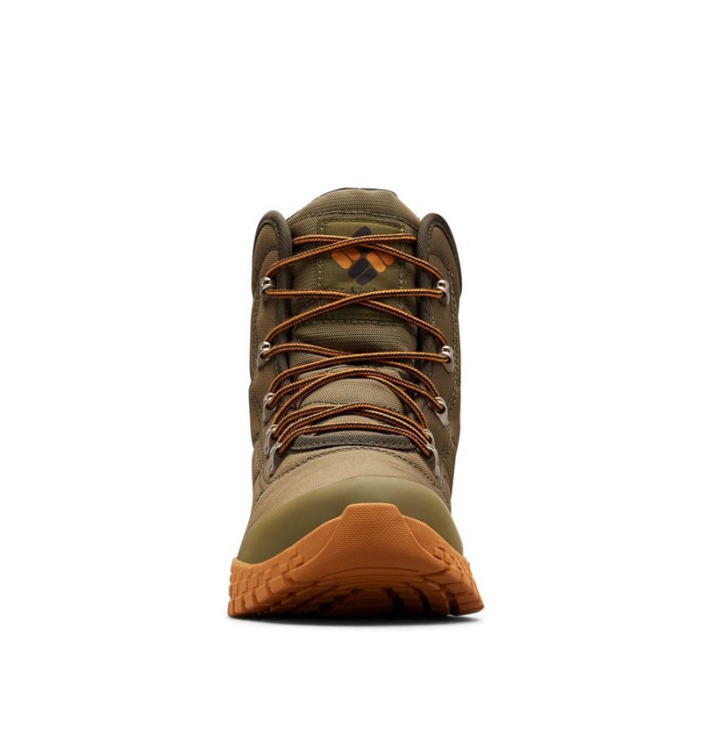 Olive Columbia Fairbanks Omni Heat Men's Boots | 53708TALJ