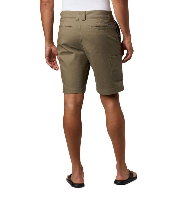 Olive Columbia Flex ROC Men's Shorts | 25190CLYS