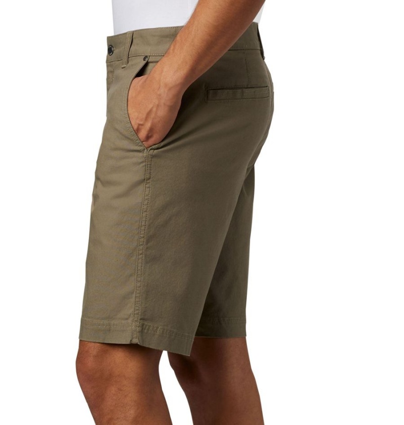 Olive Columbia Flex ROC Men's Shorts | 25190CLYS