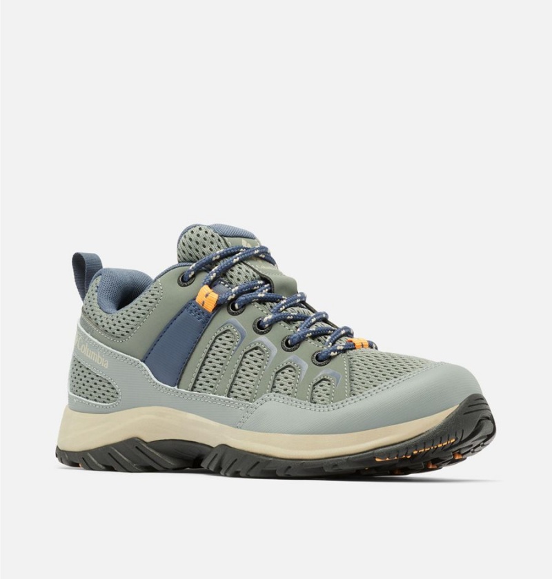 Olive Columbia Granite Trail Waterproof Women's Hiking Shoes | 50782MBVX