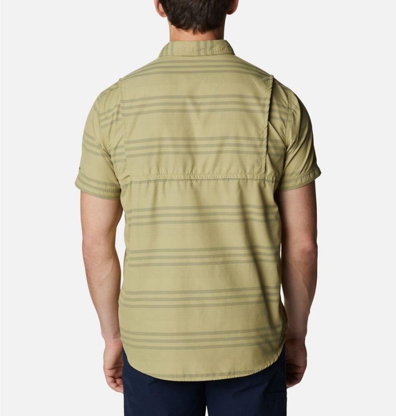 Olive Columbia Homecrest Short Sleeve Men's Shirt | 31527RJXO