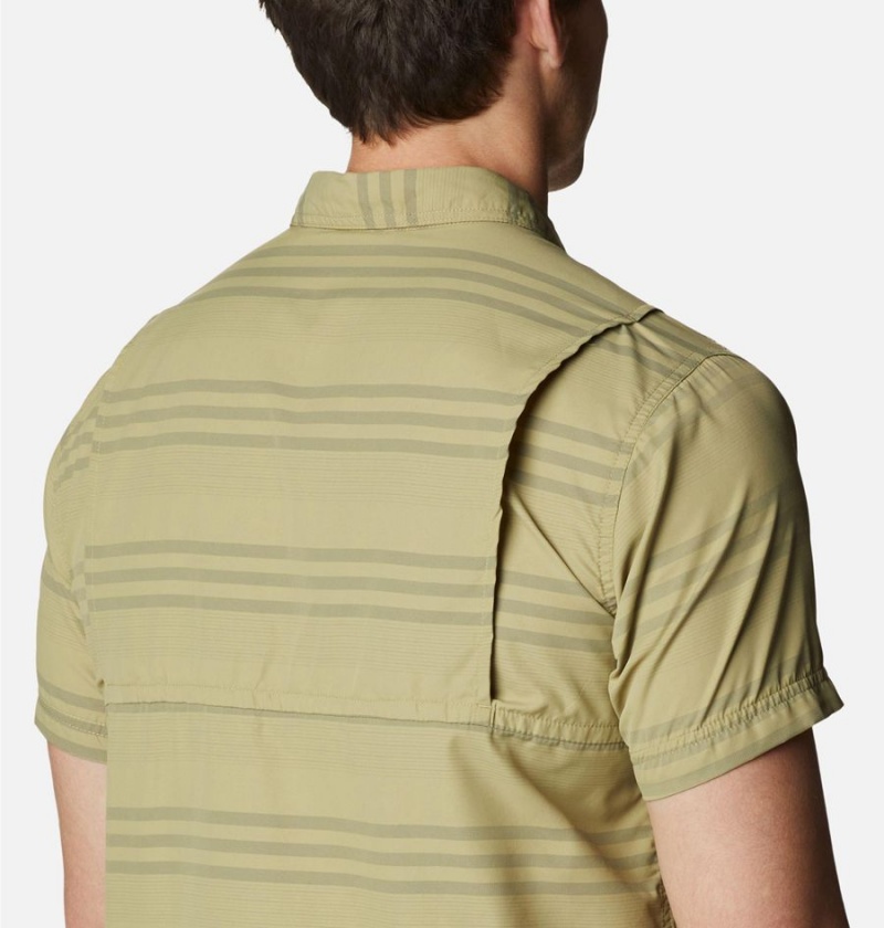 Olive Columbia Homecrest Short Sleeve Men's Shirt | 31527RJXO