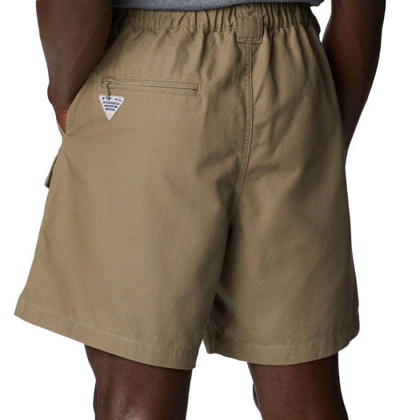 Olive Columbia PFG Brewha II Men's Shorts | 76145MYET