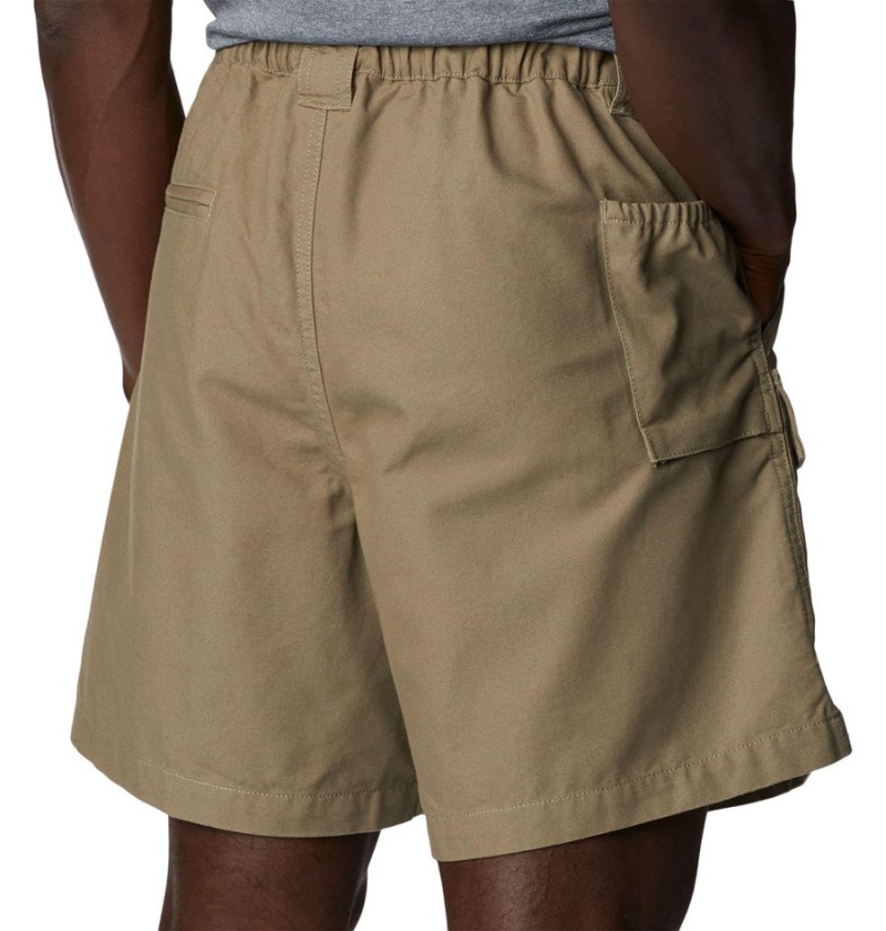 Olive Columbia PFG Brewha II Men's Shorts | 76145MYET