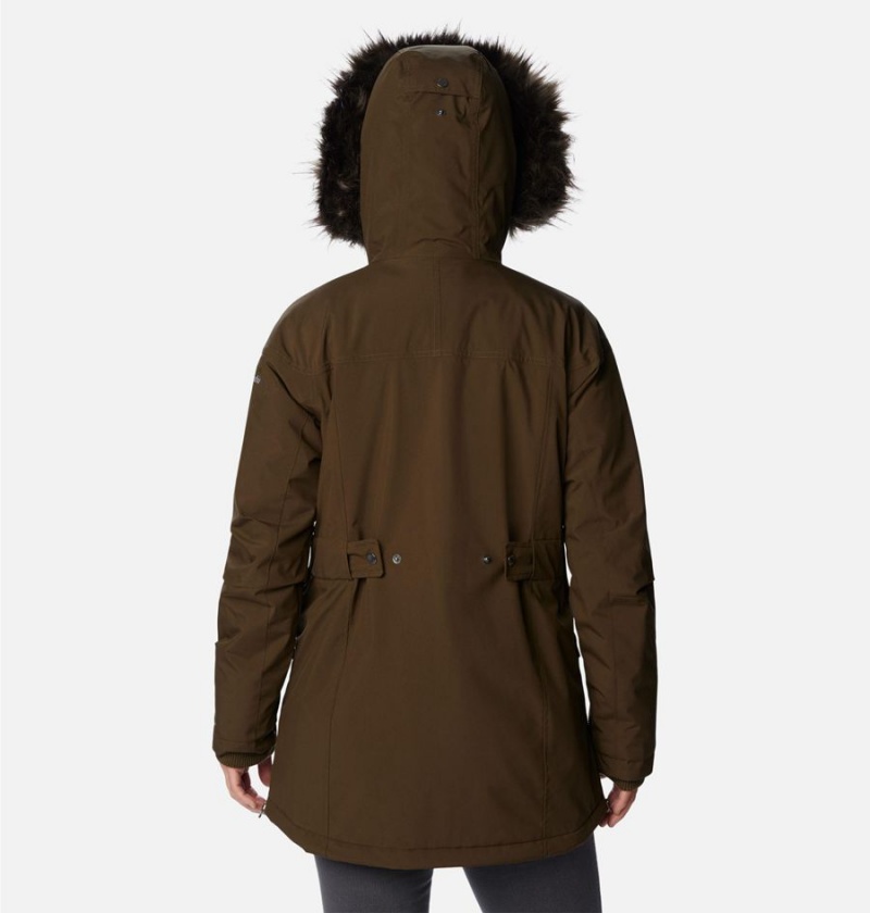 Olive Columbia Payton Pass Insulated Women's Coats | 96375MPEJ