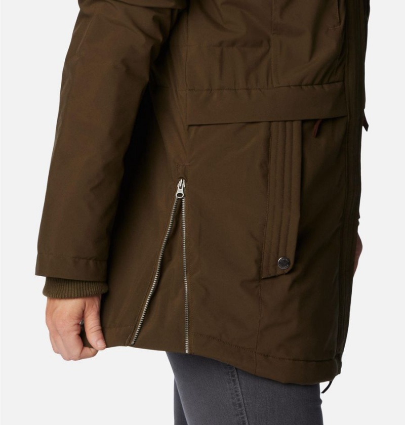 Olive Columbia Payton Pass Insulated Women's Coats | 96375MPEJ