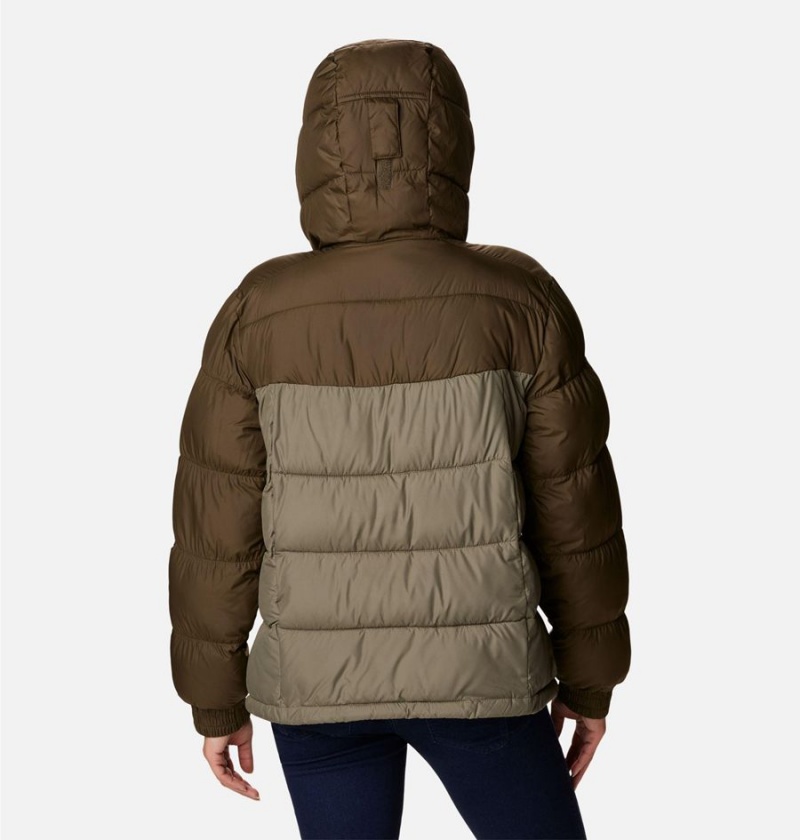 Olive Columbia Pike Lake II Insulated Women's Puffer Jacket | 25406ZAWF