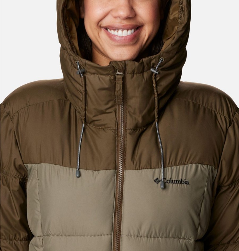 Olive Columbia Pike Lake II Insulated Women's Puffer Jacket | 25406ZAWF