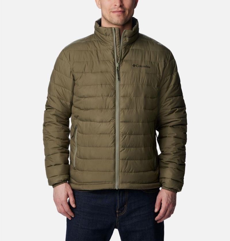 Olive Columbia Wallowa Park Interchange Men's 3 In 1 Jackets | 79503EHLD