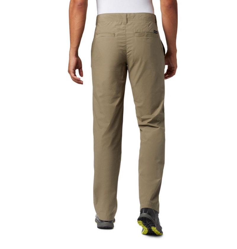 Olive Columbia Washed Out Men's Pants | 05841NHCY