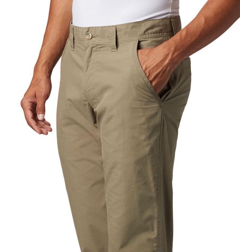 Olive Columbia Washed Out Men's Pants | 05841NHCY