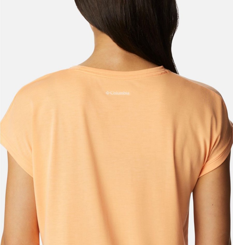 Orange Columbia Boundless Trek Women's T-Shirt | 10385CUKS