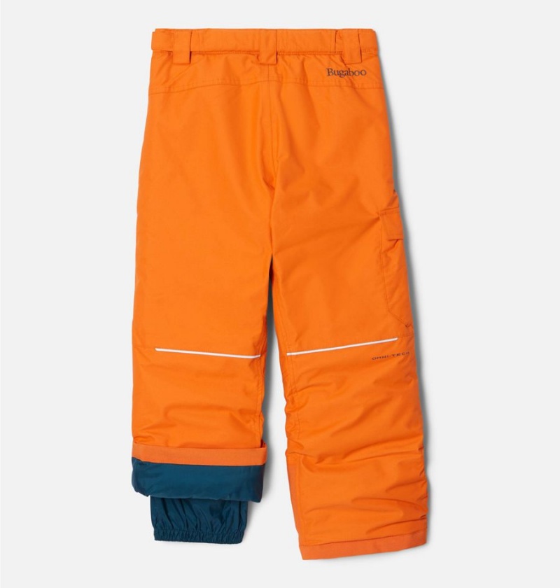 Orange Columbia Bugaboo II Insulated Ski Kids' Pants | 90725PVEA