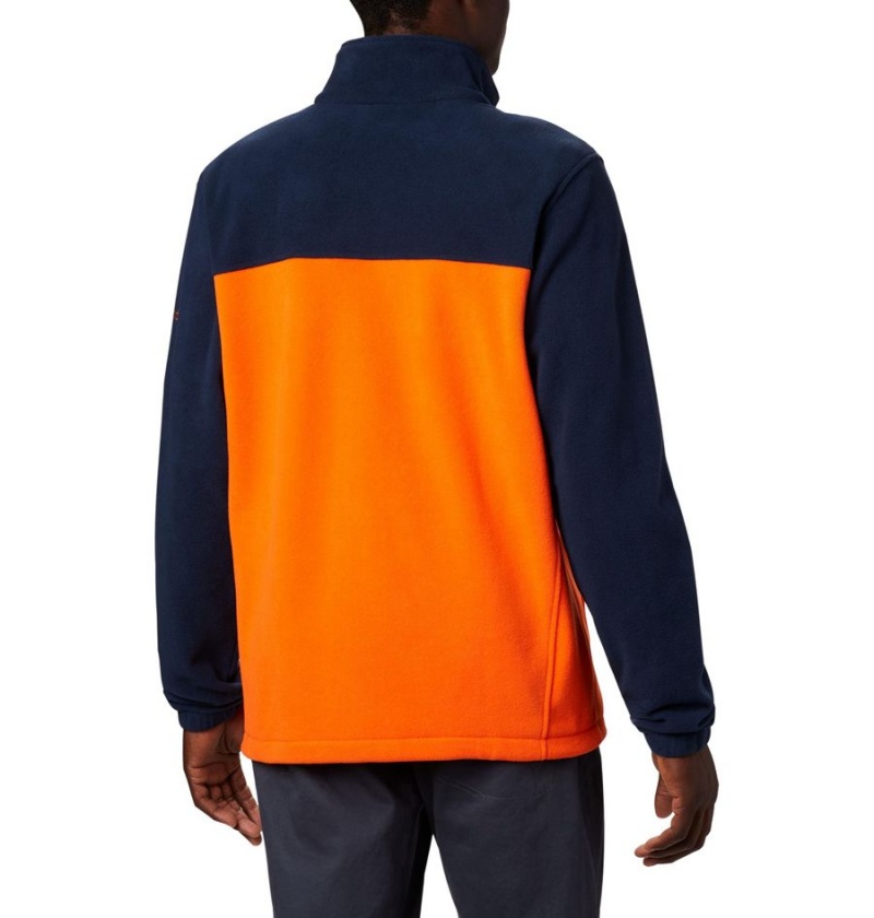 Orange Columbia Collegiate Flanker III - Auburn Men's Fleece Jacket | 50496EFOV