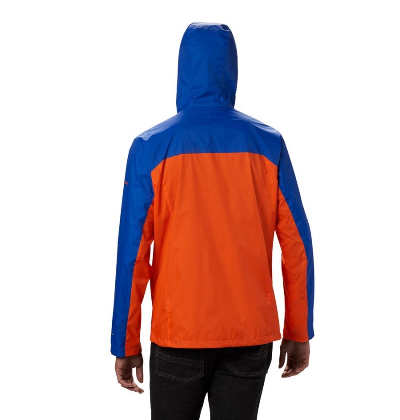 Orange Columbia Collegiate Glennaker Storm - Florida Men's Rain Jacket | 71802XHVT