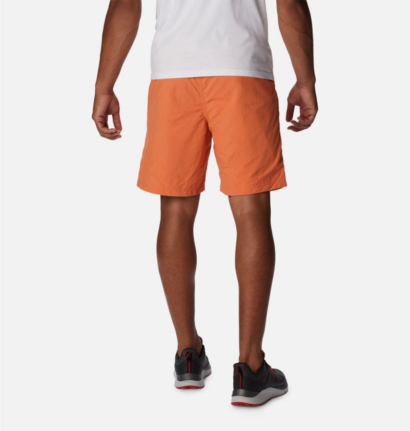 Orange Columbia Deschutes Valley Reversible Men's Shorts | 21978VARS