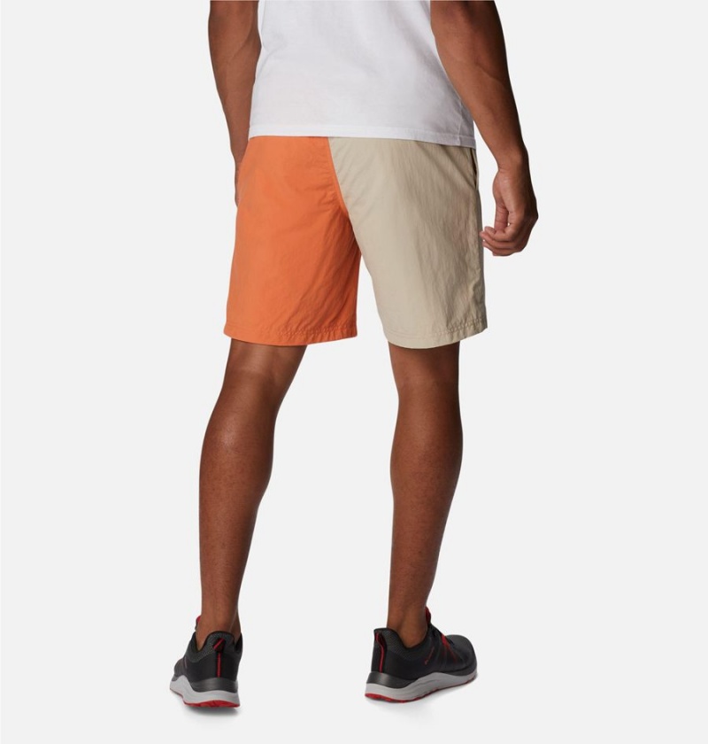 Orange Columbia Deschutes Valley Reversible Men's Shorts | 21978VARS