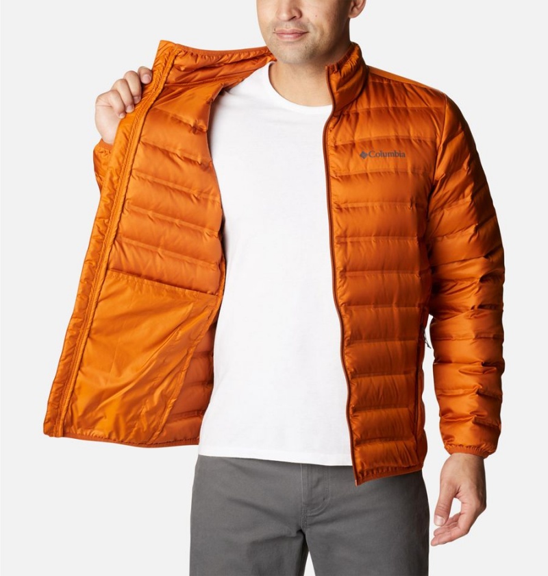 Orange Columbia Lake 22 Insulated Men's Puffer Jacket | 60827KMOX