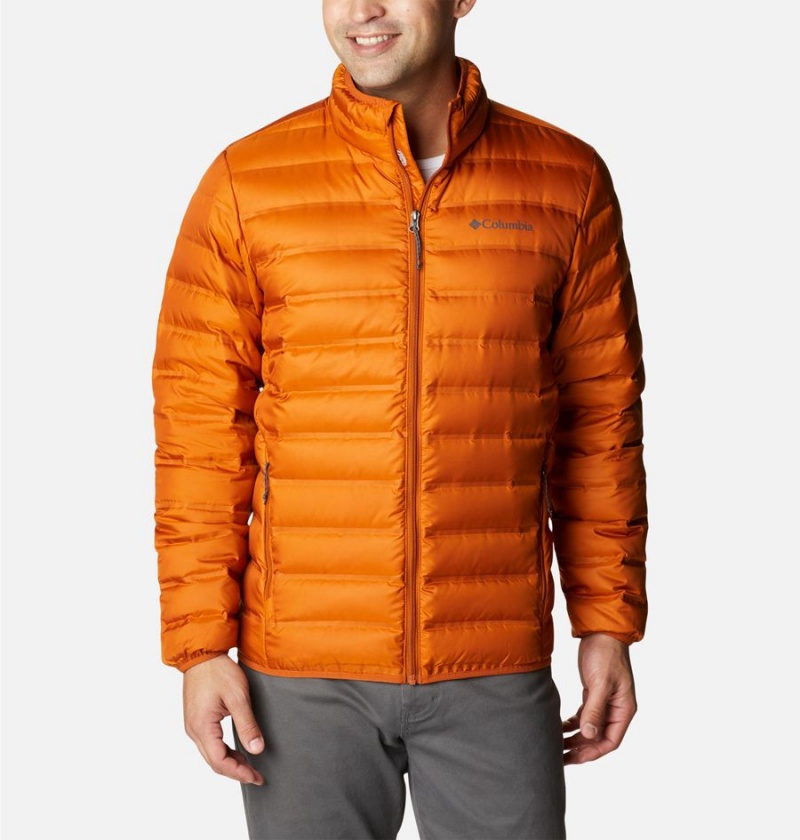 Orange Columbia Lake 22 Insulated Men\'s Puffer Jacket | 60827KMOX