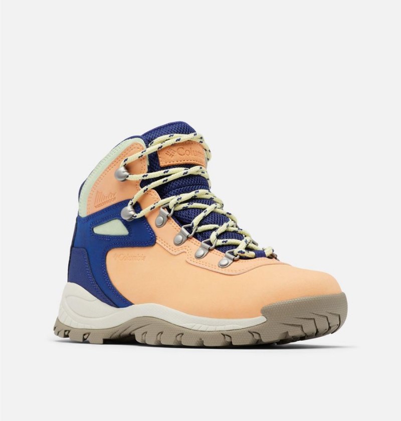 Orange Columbia Newton Ridge Plus Waterproof Boot Women's Hiking Shoes | 70583CTZR