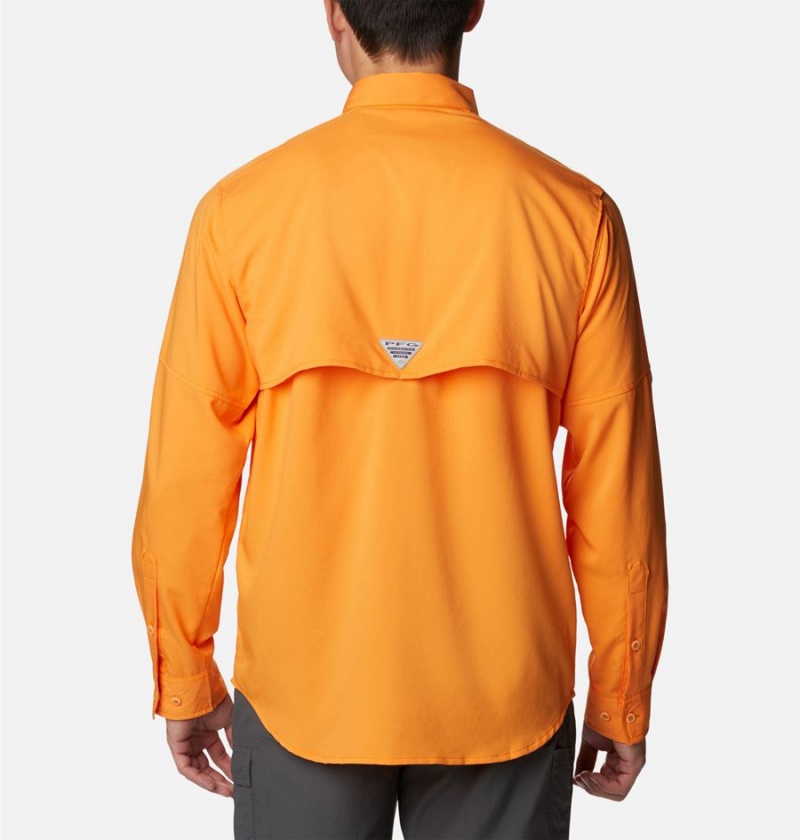 Orange Columbia PFG Blood and Guts IV Woven Long Sleeve Men's Shirt | 13625OCBV