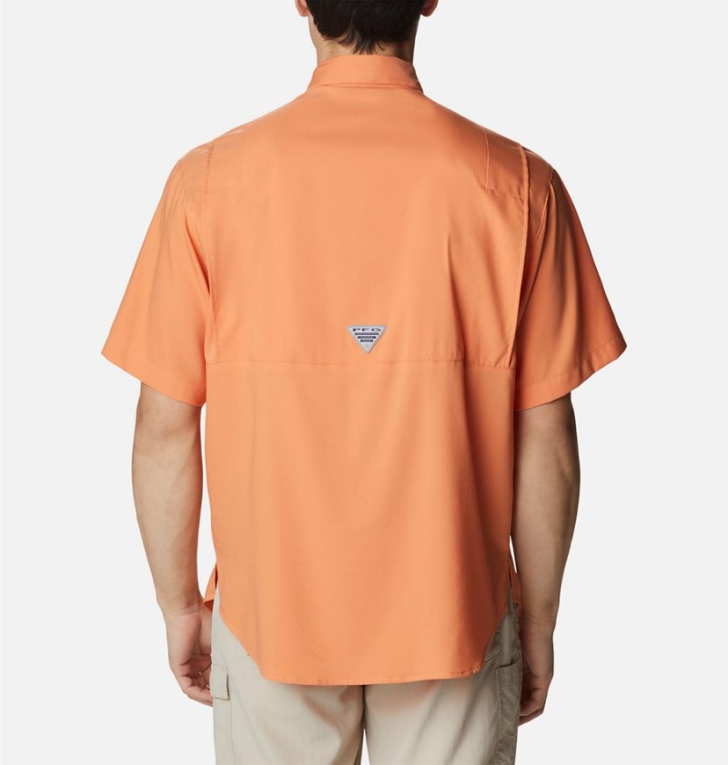 Orange Columbia PFG Tamiami II Short Sleeve Men's Shirt | 29834UZDM