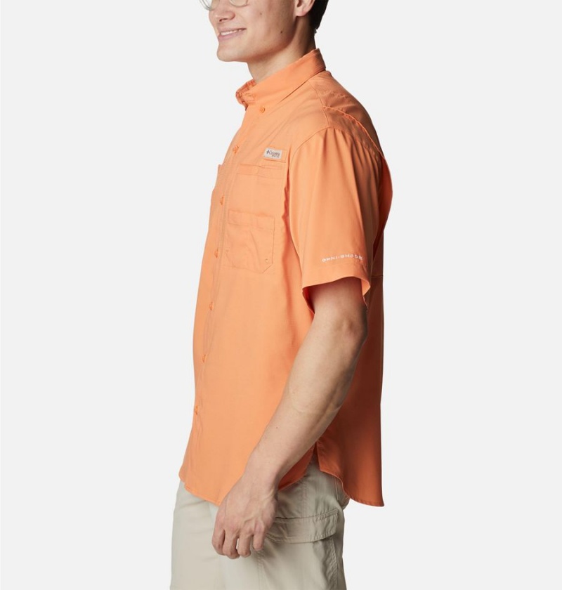 Orange Columbia PFG Tamiami II Short Sleeve Men's Shirt | 29834UZDM