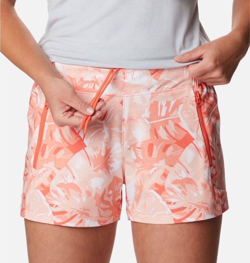 Orange Columbia PFG Tidal II Women's Shorts | 27930RNEX