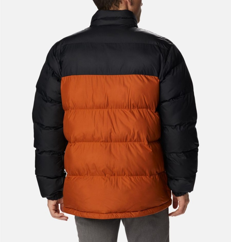 Orange Columbia Pike Lake Insulated Men's Puffer Jacket | 31579MPIQ