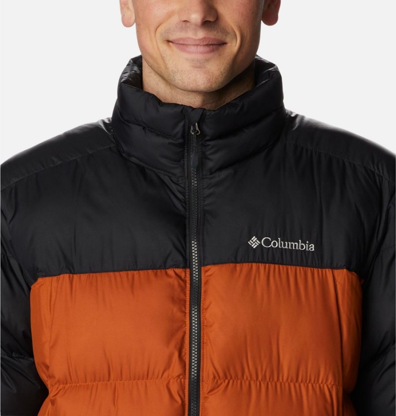 Orange Columbia Pike Lake Insulated Men's Puffer Jacket | 31579MPIQ