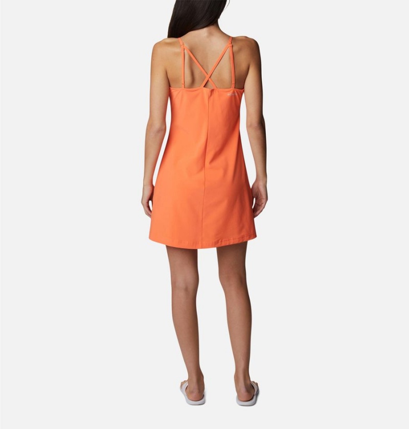 Orange Columbia Pleasant Creek Stretch Women's Dress | 36120ZWJF