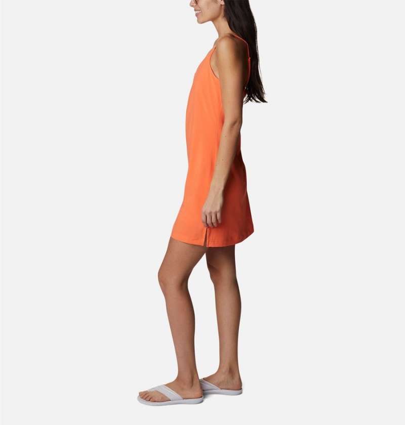 Orange Columbia Pleasant Creek Stretch Women's Dress | 36120ZWJF