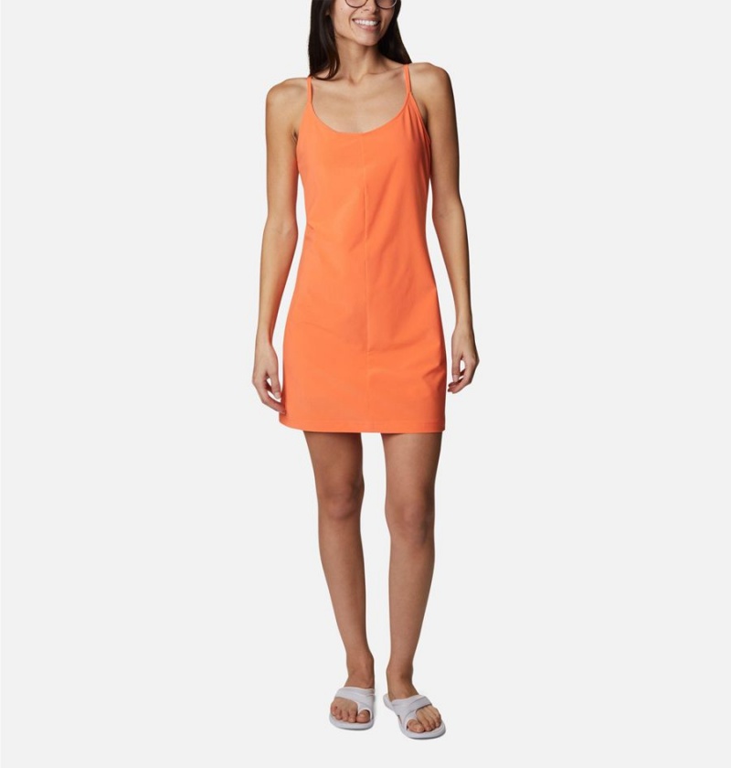 Orange Columbia Pleasant Creek Stretch Women\'s Dress | 36120ZWJF