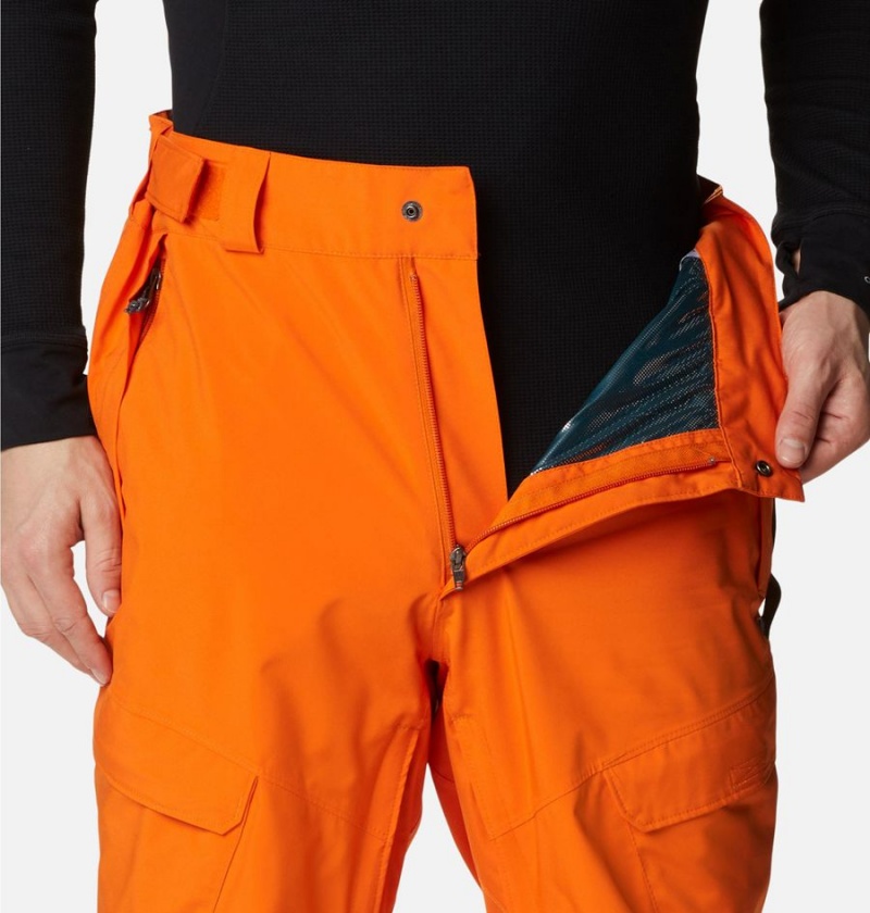 Orange Columbia Powder Stash Ski Men's Pants | 58379ATVU