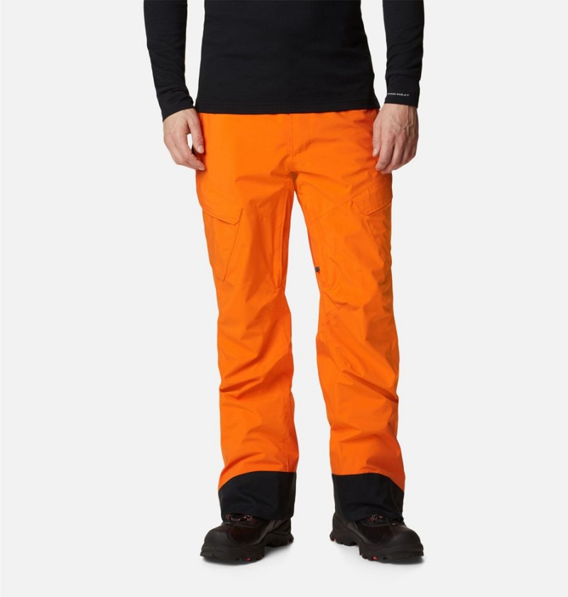 Orange Columbia Powder Stash Ski Men\'s Pants | 58379ATVU