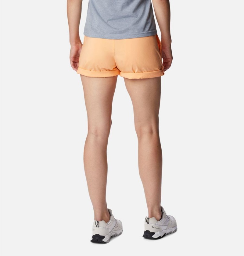 Orange Columbia Silver Ridge Utility Women's Shorts | 53602SXDM