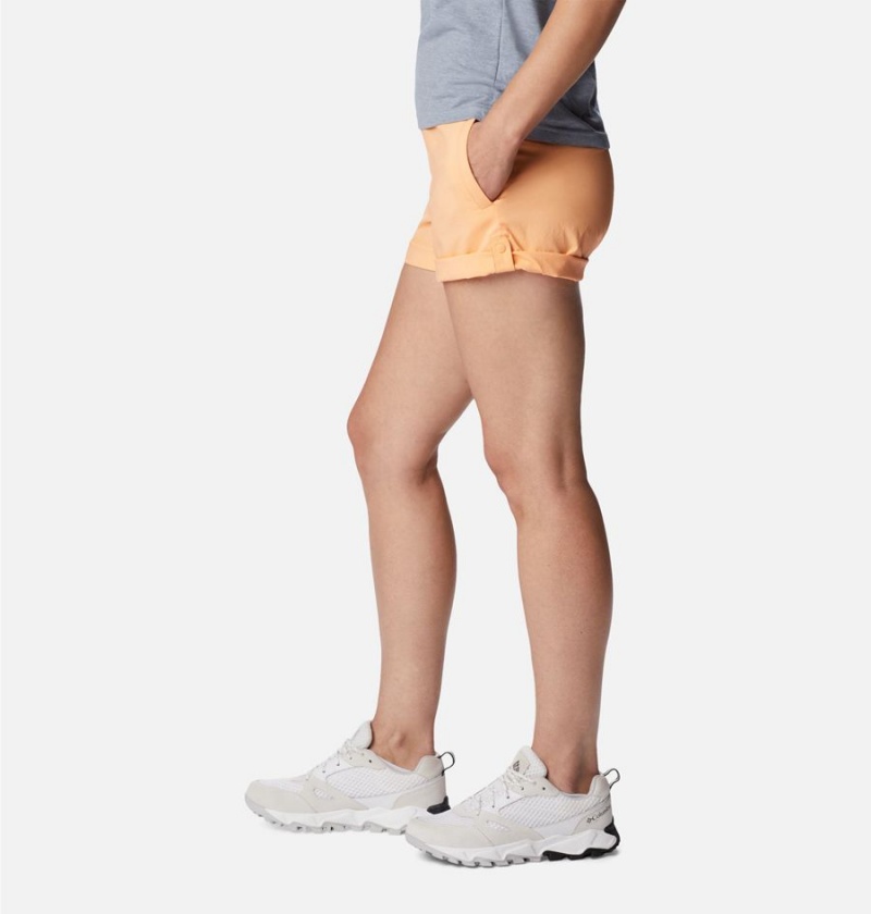 Orange Columbia Silver Ridge Utility Women's Shorts | 53602SXDM