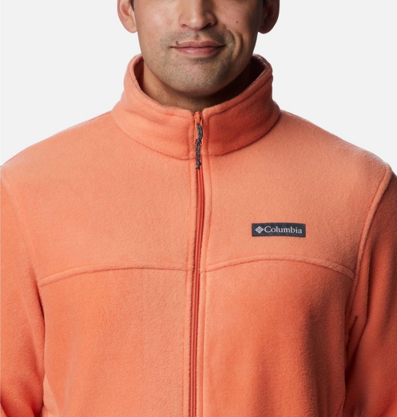 Orange Columbia Steens Mountain 2.0 Full Zip Men's Fleece Jacket | 14209PJBV