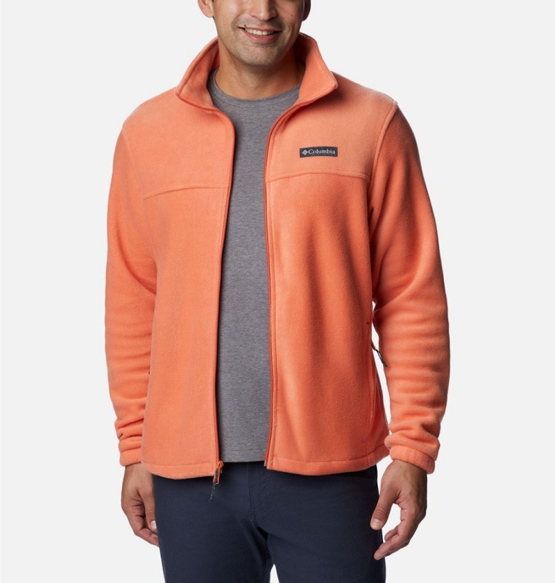 Orange Columbia Steens Mountain 2.0 Full Zip Men's Fleece Jacket | 14209PJBV