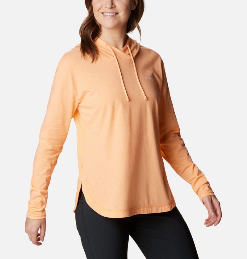 Orange Columbia Sun Trek Pullover Women's Hoodie | 86150OTYK