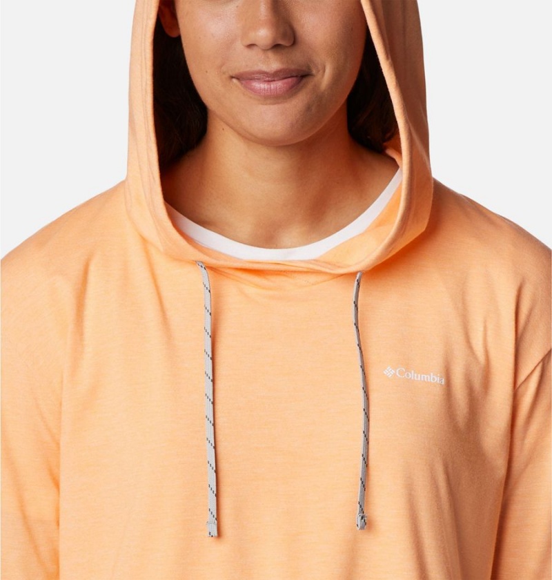 Orange Columbia Sun Trek Pullover Women's Hoodie | 86150OTYK