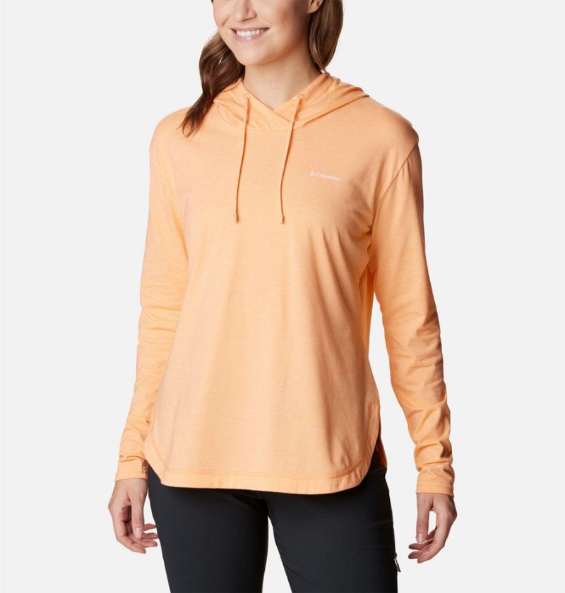 Orange Columbia Sun Trek Pullover Women\'s Hoodie | 86150OTYK