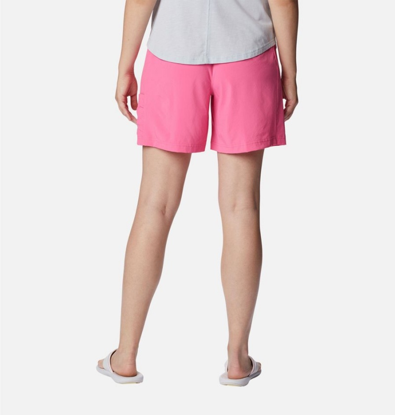 Pink Columbia Anytime Flex Women's Shorts | 24617NGUX