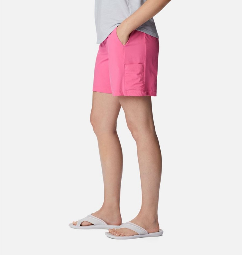 Pink Columbia Anytime Flex Women's Shorts | 24617NGUX