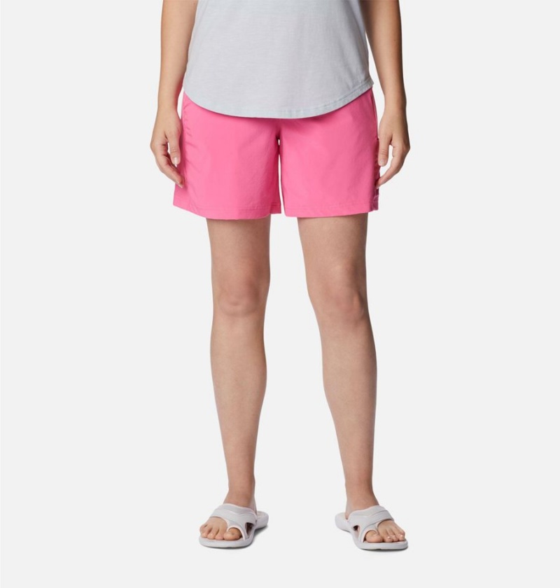 Pink Columbia Anytime Flex Women\'s Shorts | 24617NGUX