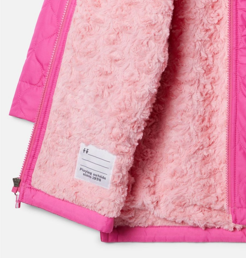 Pink Columbia Bella Plush Novelty Kids' Jacket | 58671NVBR