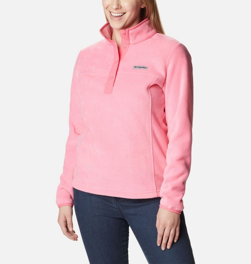 Pink Columbia Benton Springs Half Snap Fleece Women's Pullover | 87305CXLB