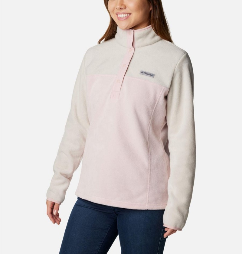 Pink Columbia Benton Springs Half Snap Fleece Women's Pullover | 26357QZYX