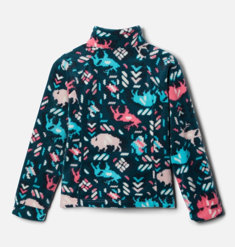 Pink Columbia Benton Springs II Printed Fleece Kids' Jacket | 35180WKON